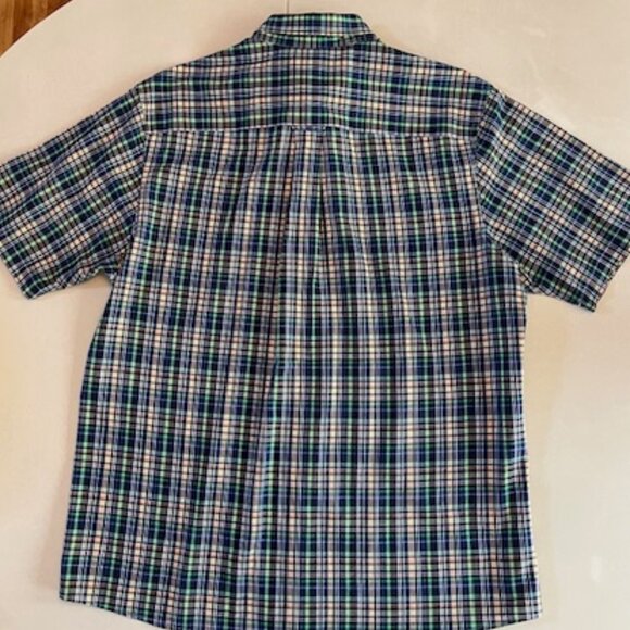 SADDLEBRED | Short Sleeve Men's button down shirt Size L - Picture 12 of 13